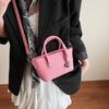 New Out Fashion Bag Versatile Solid Color Shoulder Messenger Bag