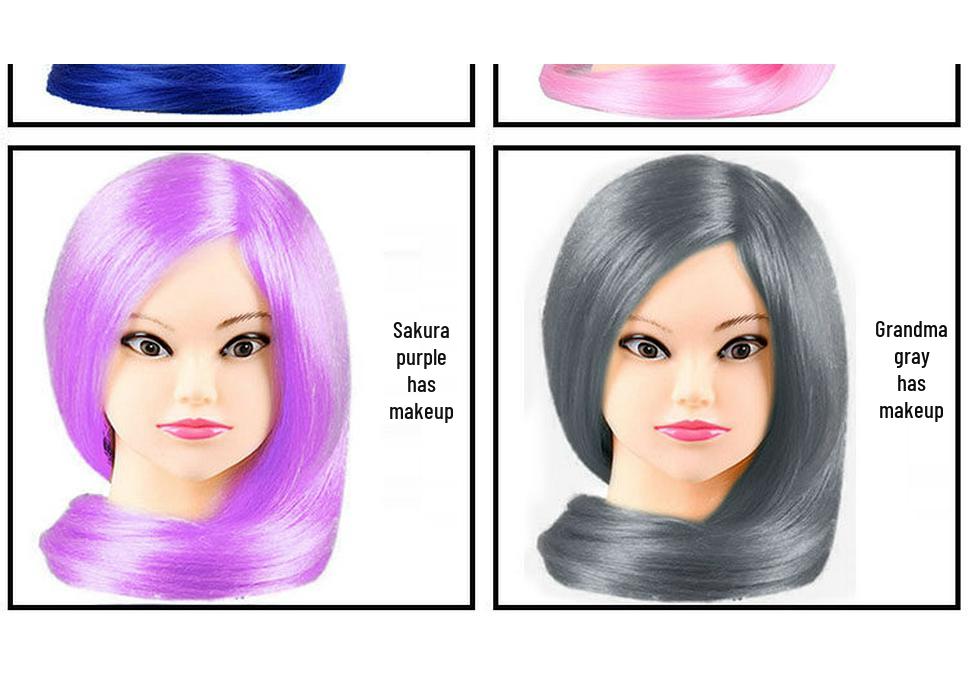 Wig Mannequin Head for Braiding, Styling, and Makeup Practice
