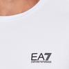 Emporio Armani EA7 Logo Print Pullover Crew Neck Long Sleeve T-Shirt Men tops White 8NPT28-PJVQZ-1100