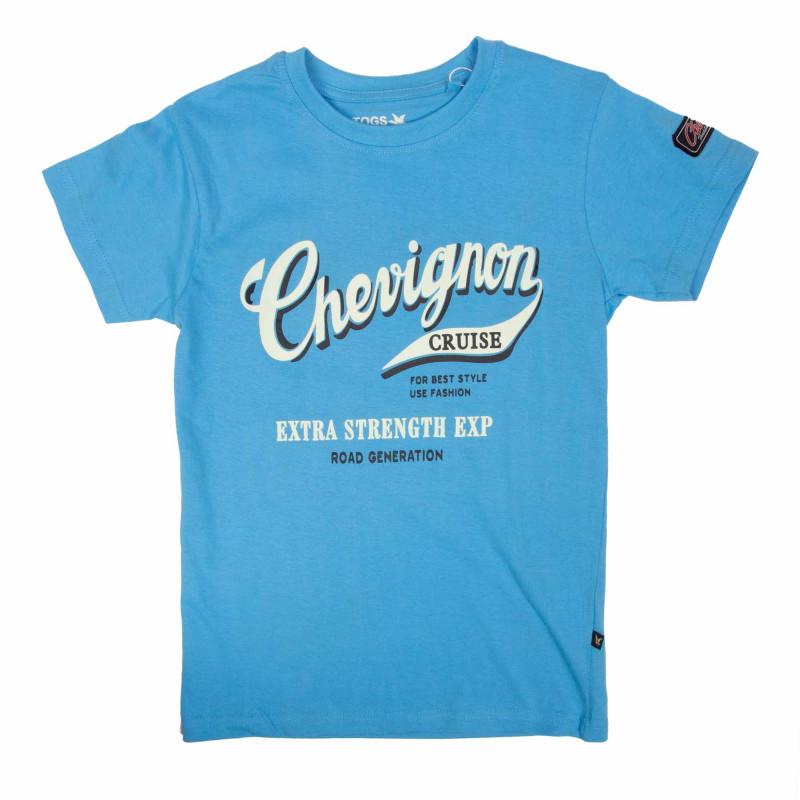 

Детская хлопковая футболка с короткими рукавами CHEVIGNON