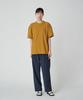 Snow Peak Mustard Dry Waffle T-Shirt, Size M, TS-25SU004, Perfect for Festivals, Camping, and Outdoor Activities