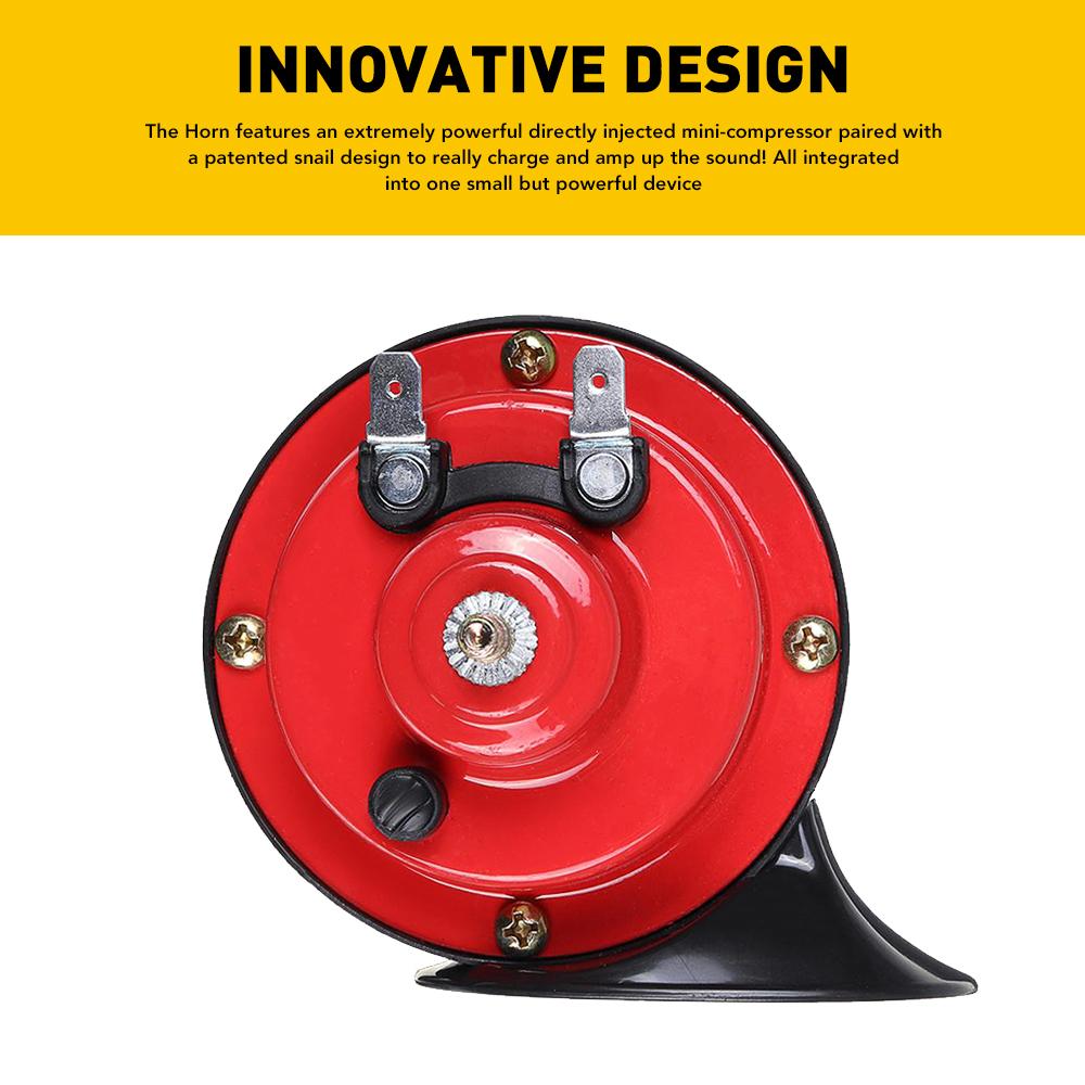12V 300DB Super Loud Horns Universal for Car Motorcycle Truck Train Boat Waterproof Automotive Loudspeaker Electric Sound Signal