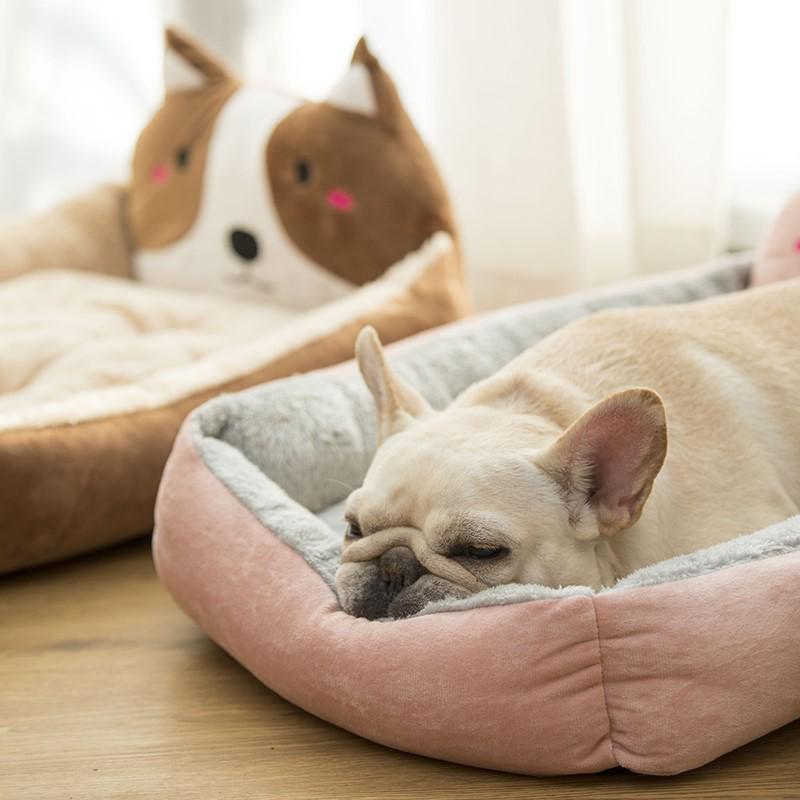 Winter Cozy Pet Bed for Cats and Dogs, Available in Small to Large Sizes