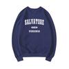 Vampire Diaries Mystic Falls Salvatore Sweatshirt Unisex Casual Graphic Hoodie Long Sleeve Pullover Women Hoodies
