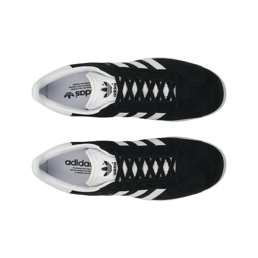 adidas Gazelle Black Unisex Sneaker Schwarz Laufweiß BB5476