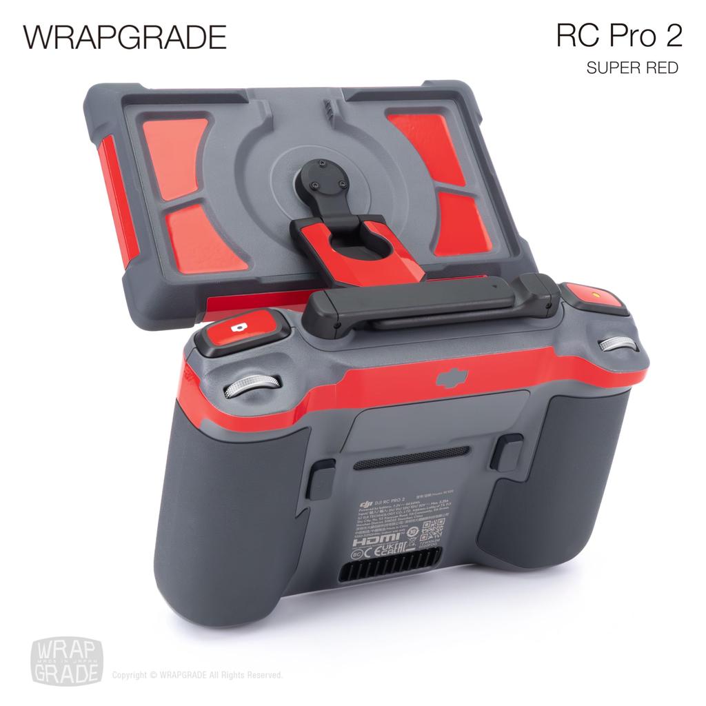 WRAPGRADE Skin for DJI RC Pro 2 (Super Red)