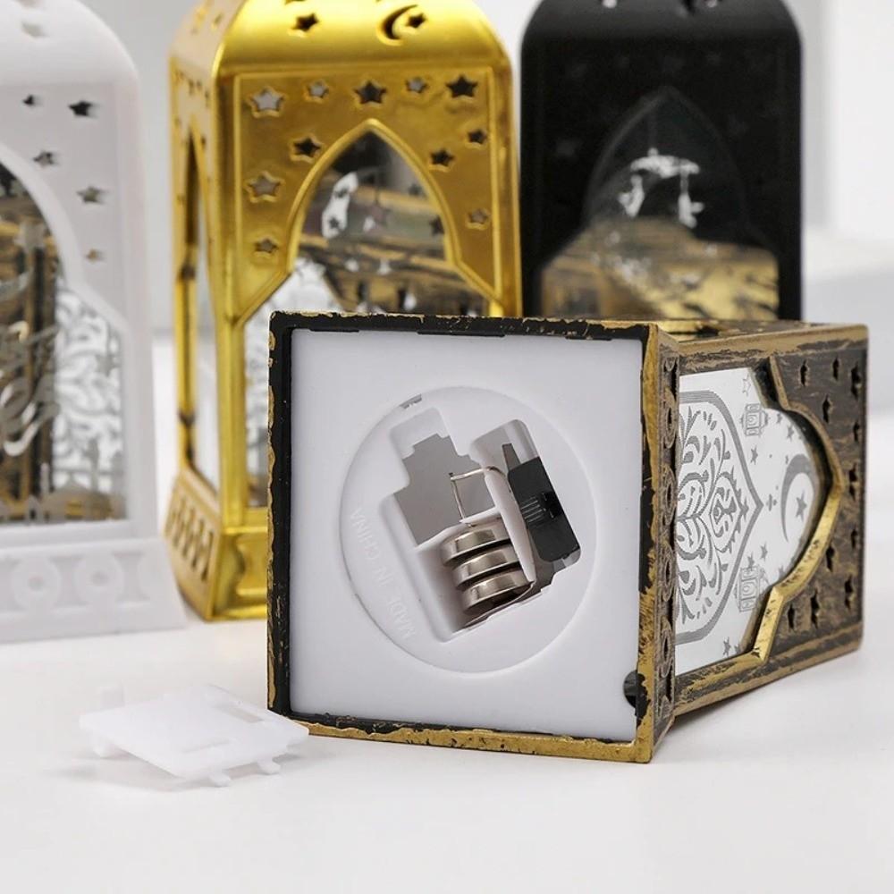 LED Candle Lamp Ramadan Decoration LED Star Moon Mubarak Night Light Eid Party Supplies