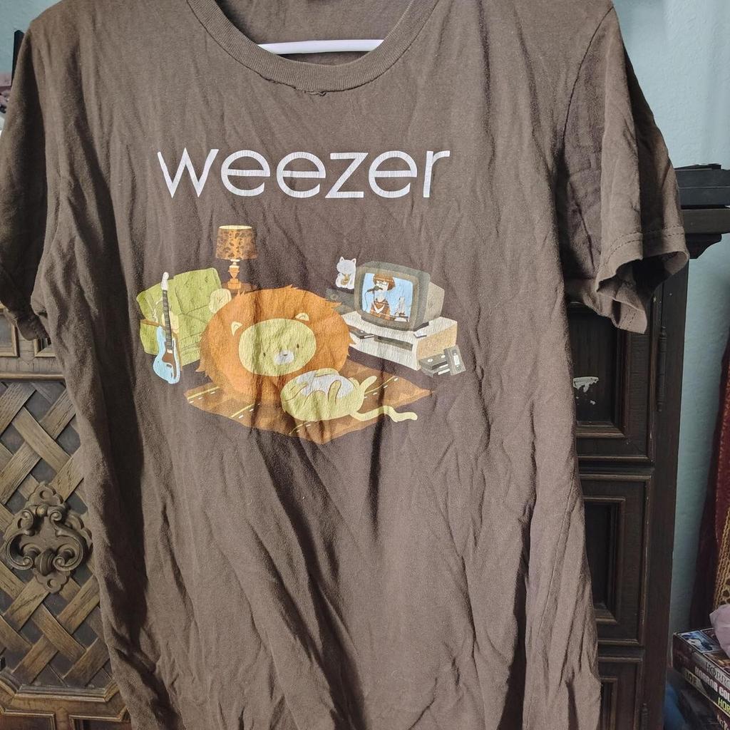 Weezer band tees Mens shirt reprint gift fan tee shirt AN50107