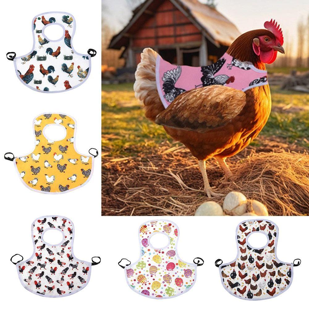 Easy to Clean Waterproof Chicken Saddle Breathable Washable Chicken Apron Elastic Poultry Protection Vest Poultry Protection