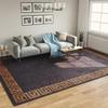 VidaXL Washable Rug Black and Gold 400x300 Cm Non-slip 136629