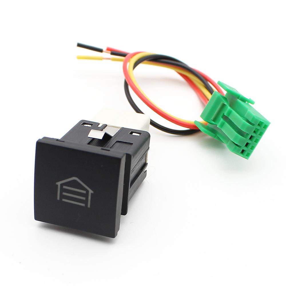 Car LED DRL Light Power On Off Camera Anti-side Slip Music Switch Push Button For VW Golf 6 Golf V Jetta Caddy Scirocco