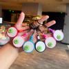 Creative Tennis Racket Key Chain School Bag Pendant Sports Sports Gift Tennis Key Chain Small Gift