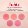 Etude Fruity Lip Cheek Lipstick [Etude Official] & Balm, Papaya, 2.3g, Coral, Pink, Orange, Red, Cheek, Lip,
