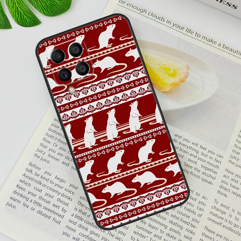 Cute Rattie Rats Case For Samsung Galaxy M11 M12 M13 M14 M15 M06 M16 M36 M56 M31 M53 M32 M52 M35 M55 M34 M54 Samsung M20