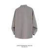 Men Solid Color Loose Casual Long Sleeve Button Up Shirt Outerwear