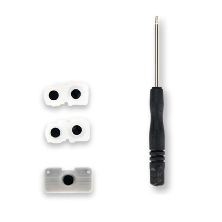 Controller Game Leitfähiger Gummi Reparatur Zubehör für Mit 2 Federn