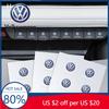 For VW Volkswagen Jetta MK5 Golf 1/2/5/10PCS Car Badges Auto Interior Decor Logo Stickers For Volkswagen VW Touran Beetle Golf P