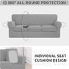 Stretch Thicken Couch Covers Jacquard Sofa Slipcover 1/2/3 Seater Cushion Couch Cover Elastic Sofa Cover Furniture Protector