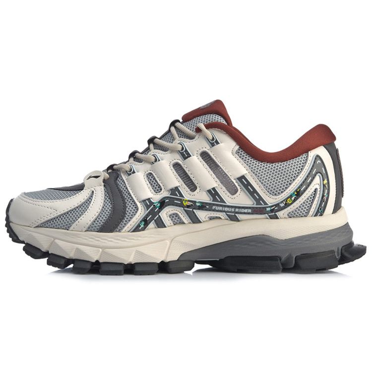

Кроссовки унисекс Li-Ning Furious Rider Ace Ice Grey бело-жемчужные ARZP007-8