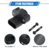 Ersatz für Gaspedalstellungssensor, kompatibel für Jeep Wrangler 2.5L 4.0L 1991-1996, für Jeep Cherokee 4.0L 1991-2001, mit Schrauben