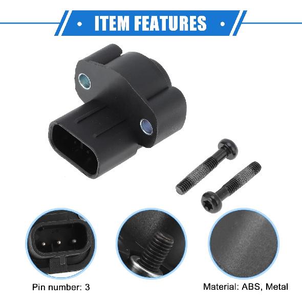 Ersatz für Gaspedalstellungssensor, kompatibel für Jeep Wrangler 2.5L 4.0L 1991-1996, für Jeep Cherokee 4.0L 1991-2001, mit Schrauben