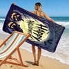 Glowing moonlit enchantment Print beach towel, quick drying, suitable for travel, outdoor sports, jogging, the beach and swimming, gift