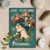 Vintage Retro Metallschild Lose Your Mind And Soul 20x30cm Bar Wanddeko Blechschild