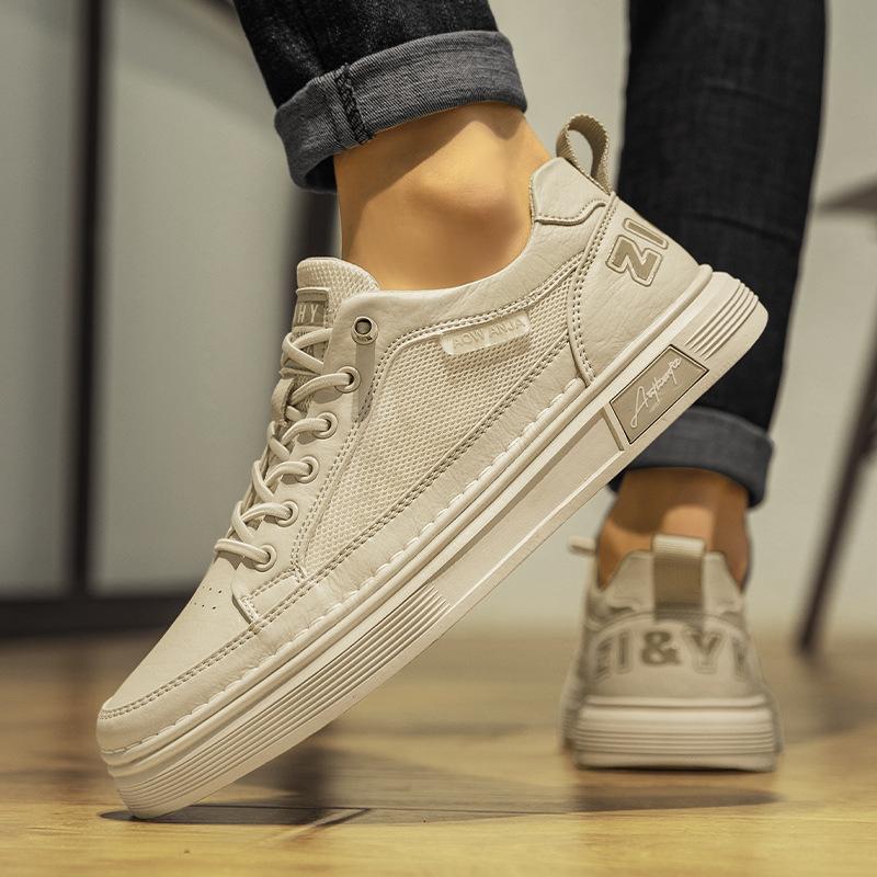 

Xiaobai men s shoes 2024 new summer mesh casual versatile flat baseplate shoes summer breathable deodorant sports tide shoes 44