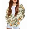 Children's Fashion Christmas Printed Long Sleeved Hooded Sweatshirt Girls' Hoodie Jacket