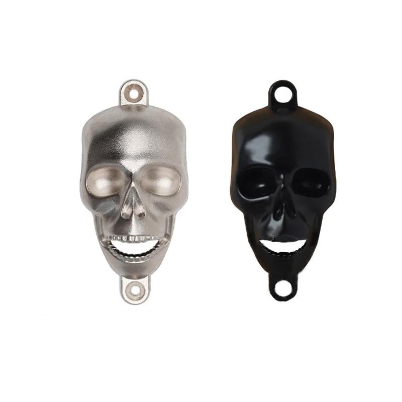 Halloween Skull Shape Beer Bottle Opener Refrigerator Magnet Wall-Mounted Wine Opener Retro Home Bar Kitchen Accessories