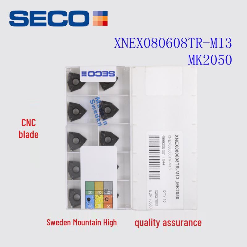 SECO Sandvik XNEX080608 Inserts (MK205, F40M, MP1501, MP2501, MM4500, MS2050)