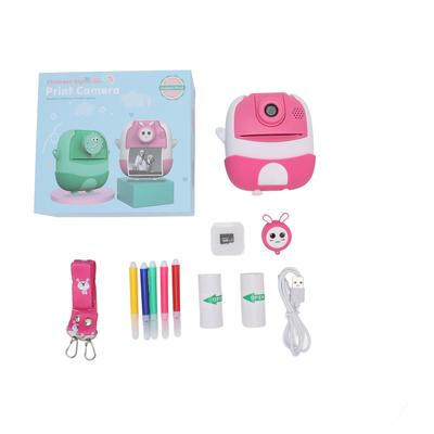 Instant Camera 2.0 Inch 24MP 1080p High Definition Video Recording Cartoon Print Camera for Kids
