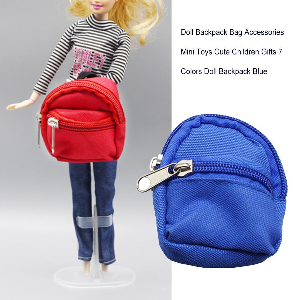 Doll Bag Colorful Fashion Mini Backpack Soft Bags Toys Rucksack Children Kids Gifts Accessories Ornaments