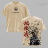 Hot Anime Hell's Paradise Gabimaru Clothing Men Women Short Sleeve Tshirts Washed Cotton Tee Oversized T-shirt Harajuku T Shirt