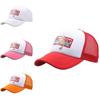 Comfortable And Stretchable Red Curved Bill Bubba Gump Shrimp Hat Perfect For Various Lifestyles