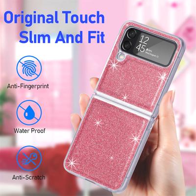 Etui Bling odporne na wstrząsy do Samsung Galaxy Z Flip4 Flip 3 5g Flip3 Flip 4 antypoślizgowe etui na telefon komórkowy do Samsung Z Flip4