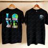 Love World Earth Day 2026 Planet for Unisex WoUINISEX Cotton TShirt Harajuku Aesthetic Clothes Y2k Top Gothic Vintage WoUINISEX Clothing