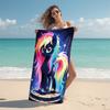 1Pc Little Pony Adventure Beach Towel Microfiber Beach Towel Thin Absorbent For Beach Swimming Yoga Bath Sports 0917120