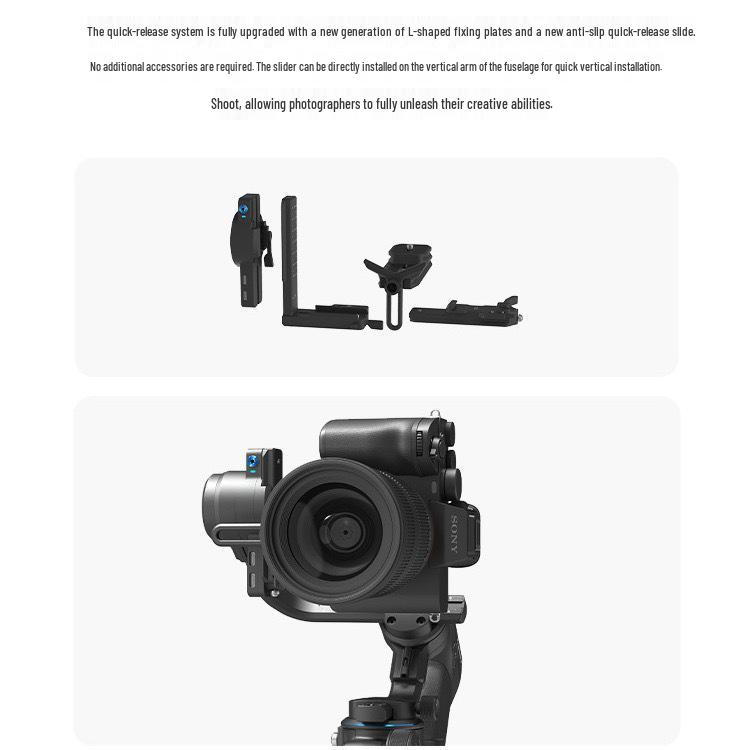 Feiyu SCORP 2nd Gen Three-Axis Camera Gimbal Stabilizer with Smart Tracking