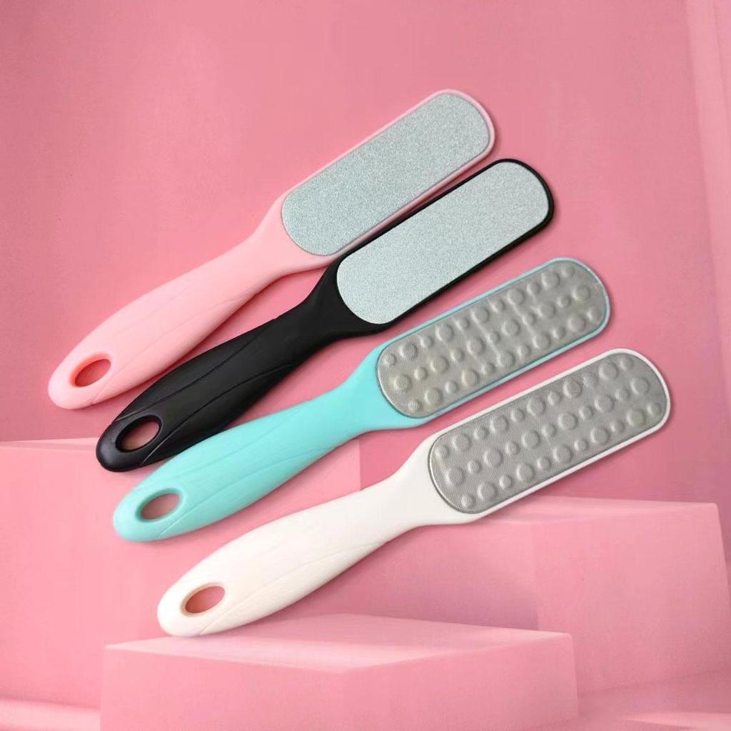 Double-sided Pumice Foot File and Callus Remover with Brush