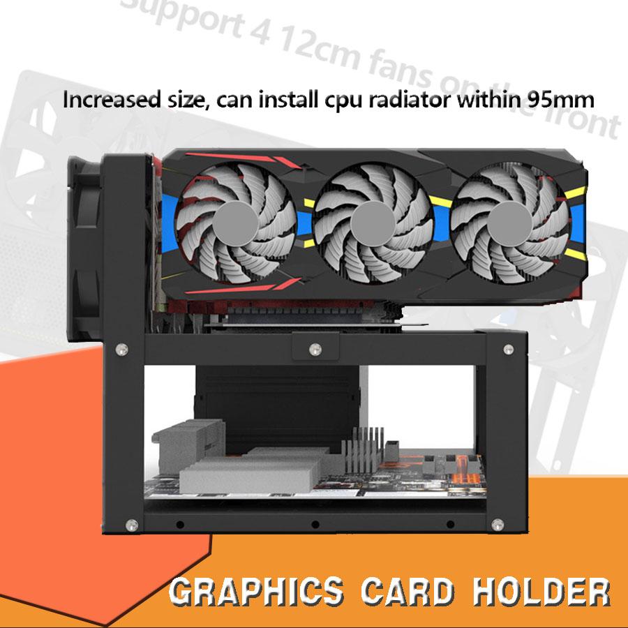 2021 Heighten For 6/8 GPU Open Air Mining Rig Frame Case Computer Crypto Coin