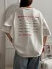Übergroßes T-Shirt Grafik, Lang Baumwolle
