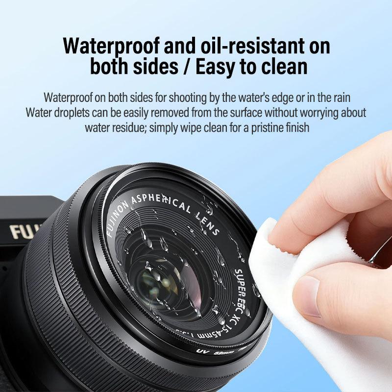 UV Filter Ultra-Thin High Transmittance Lens Filter 49/52/55/58/67/72/77/82mm Mirrorless Camera Protective Lens for Canon, Nikon