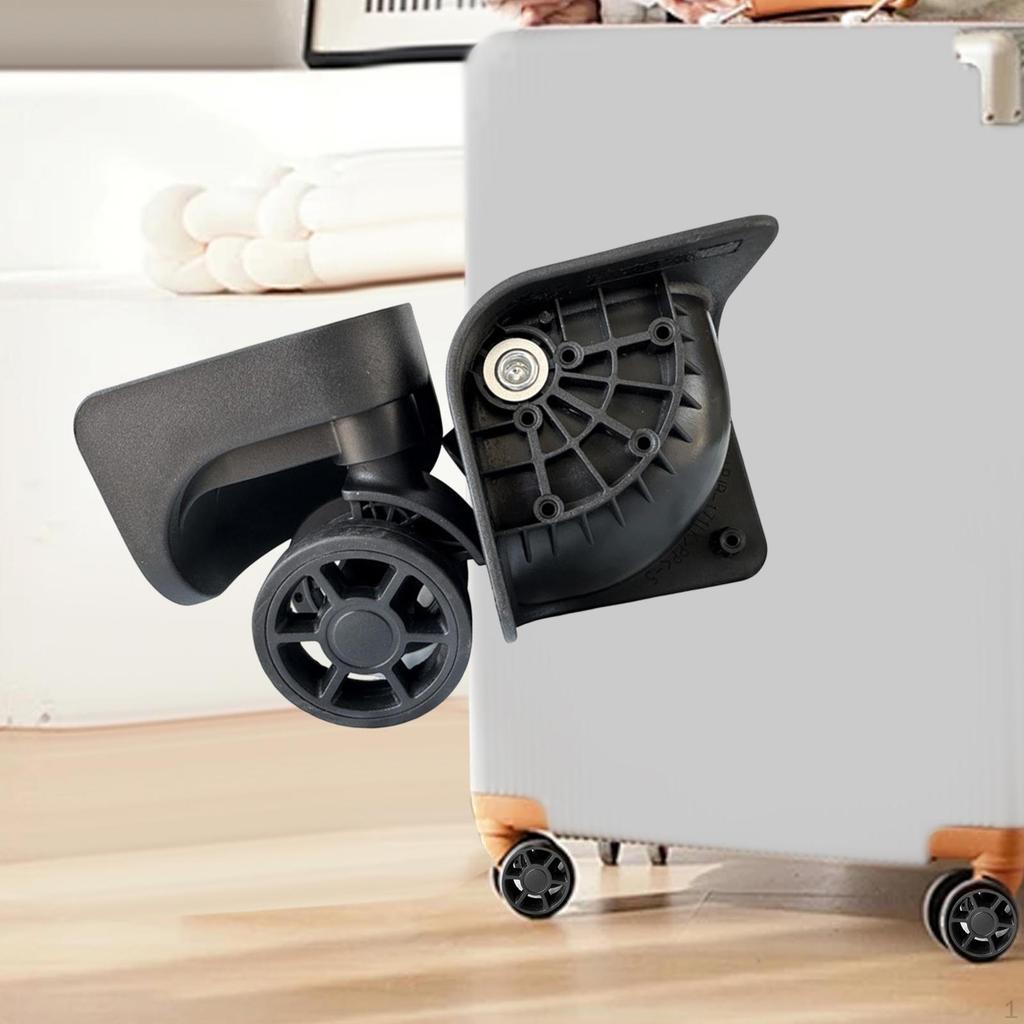 2 Heavy Duty Degree Rotation Travel Suitcase Wheels