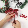Versatile Christmas Red And Black Check Ribbon 5 Yards For Diy Holiday Decor