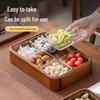 Naijiang Wooden Multi-Compartment Snack Plate