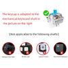 104Keys OEM Profile Custom Keycap PBT Dye Sublimation for Mechanical Keyboard
