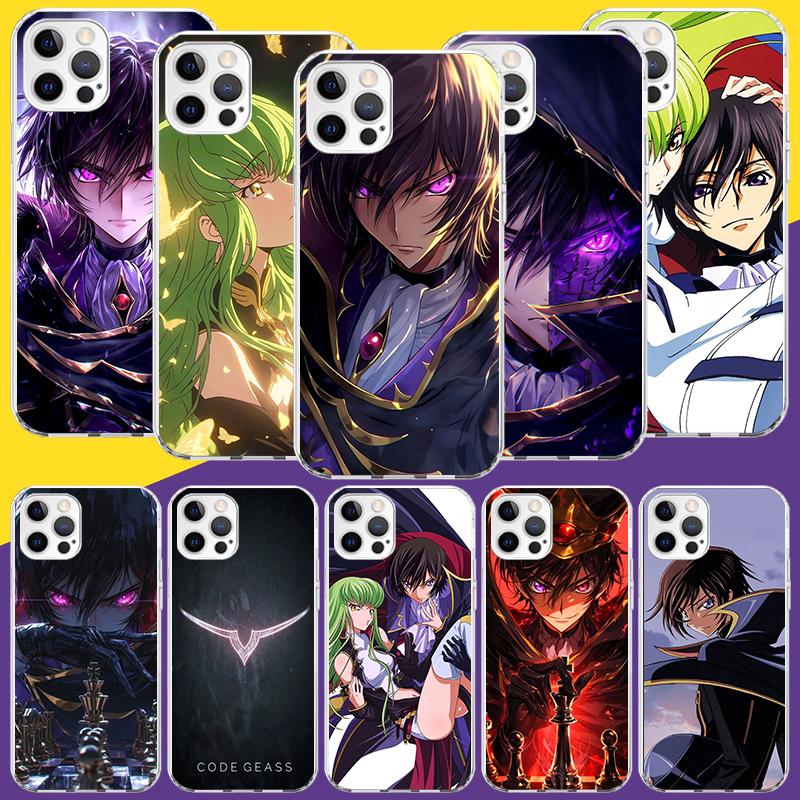 Code Geass Anime Phone Case For iPhone 17 Air 16 15 Plus 11 14 Pro Max 13 Mini 12 7 8 + SE Pattern Art Customized Cover 17 Air 1