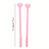 School Season 10pcs 0.5mm Creative Girly Heart Pink Series Gel Pen Cute Stationery Cartoon Love Water-based Pen Signature Pen