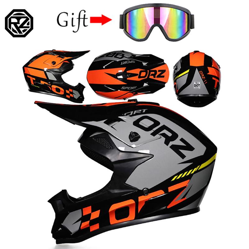 Professional Racing Motocross Helmet Off Road Helmet Motorcycle Off-Road Cartoon Childrenr ATV Motorcycle MTB Helmet